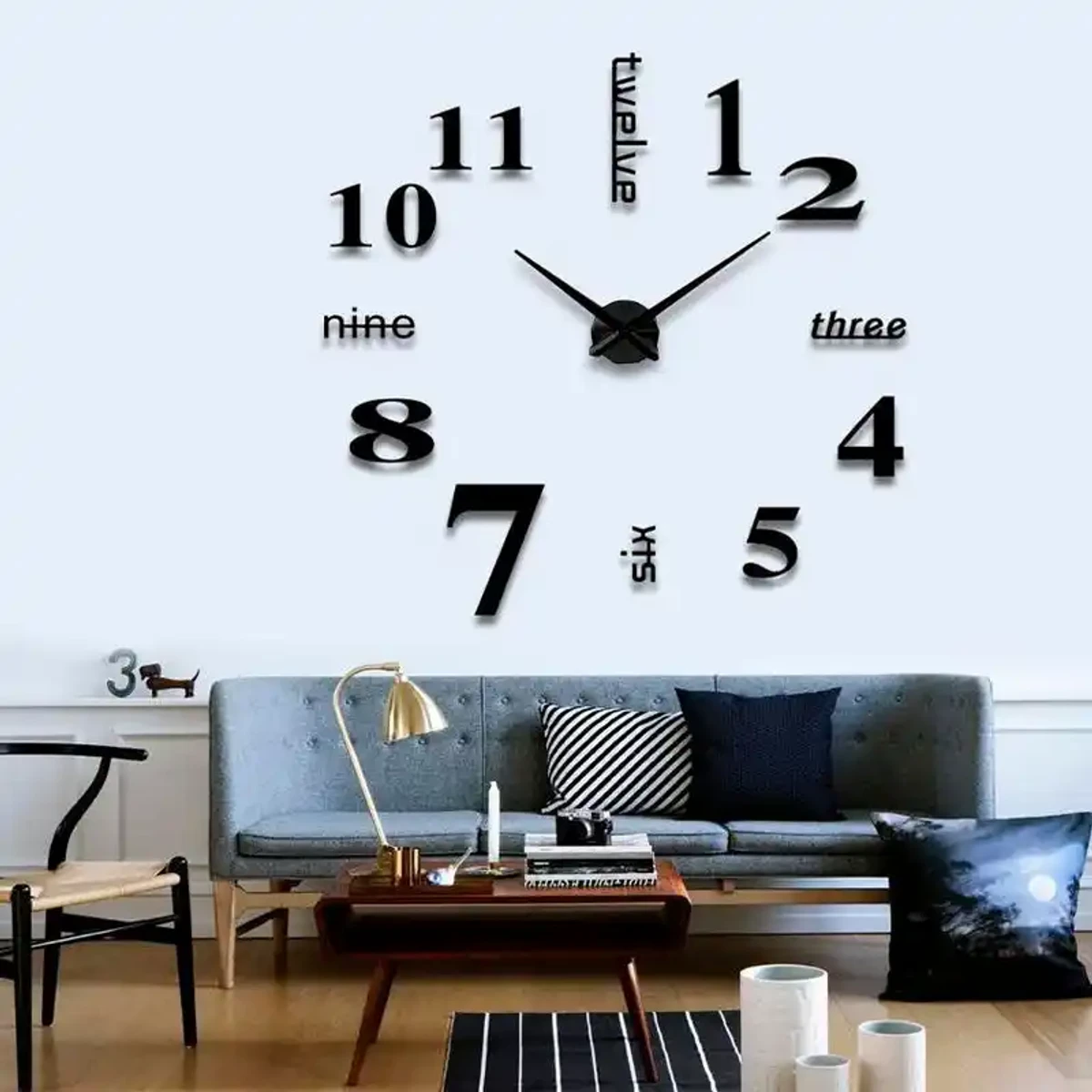Wall Clock Frameless