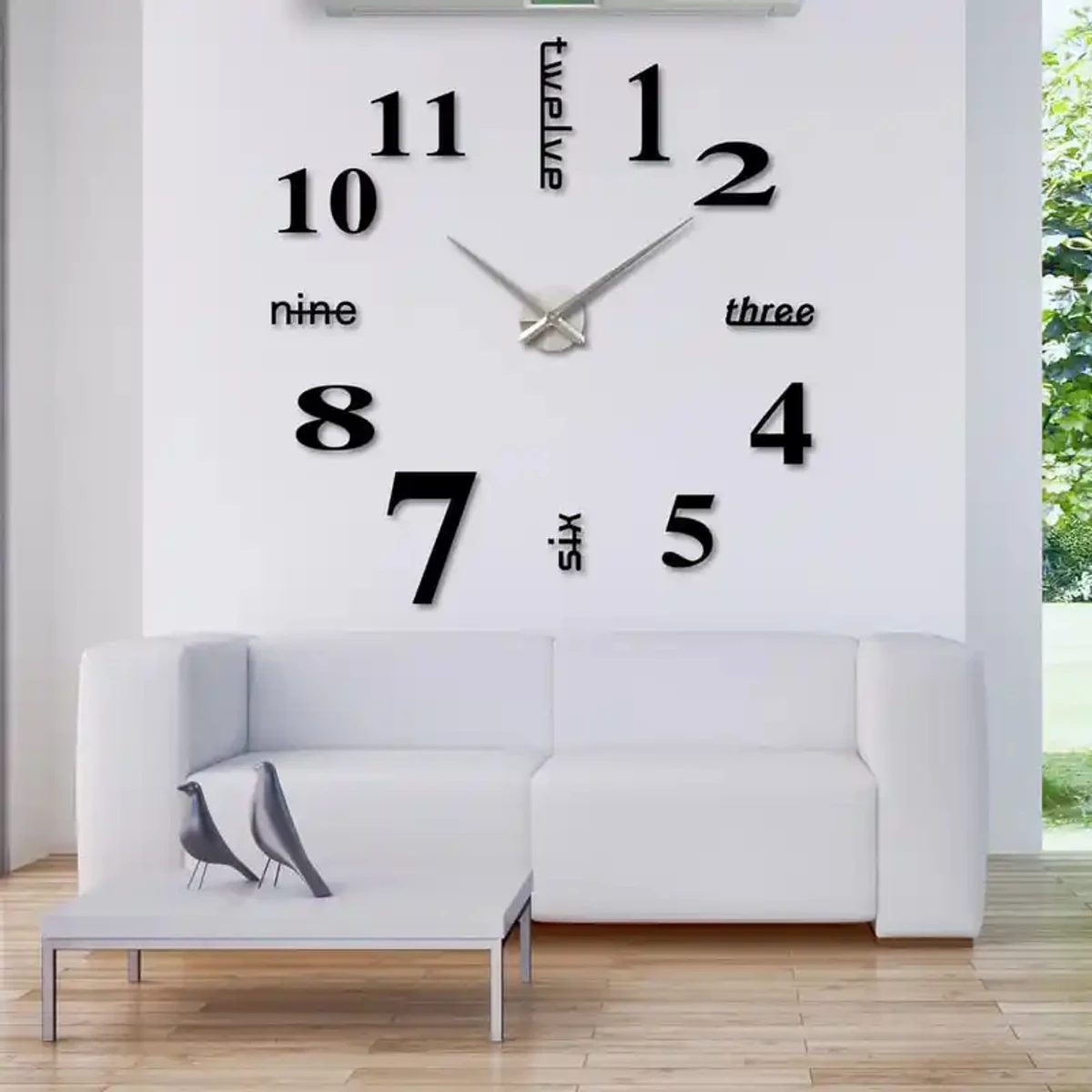 Wall Clock Frameless