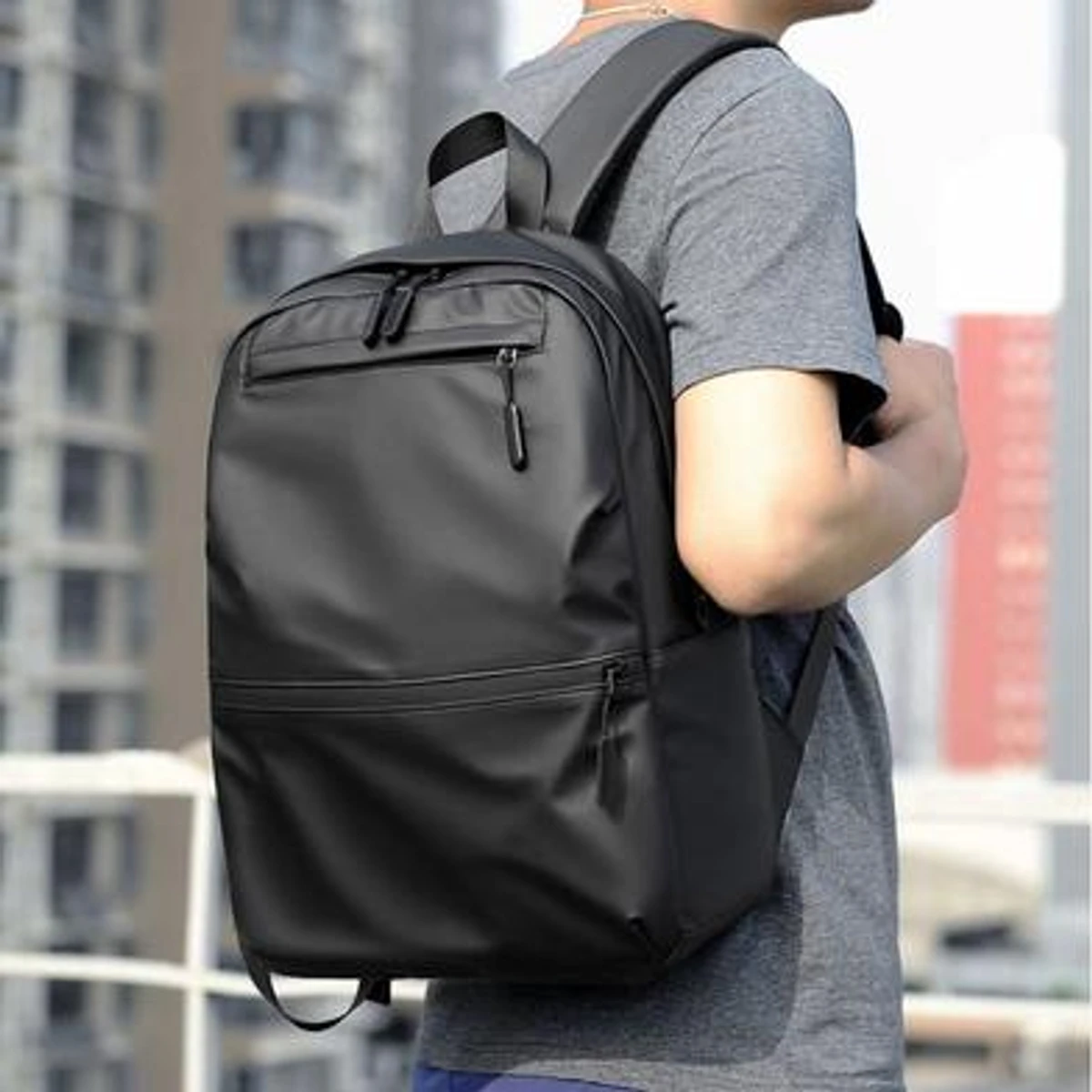 Backpack For Men School Bag College Bag Laptop Backpack Waterproof Travel Bag With Wallet