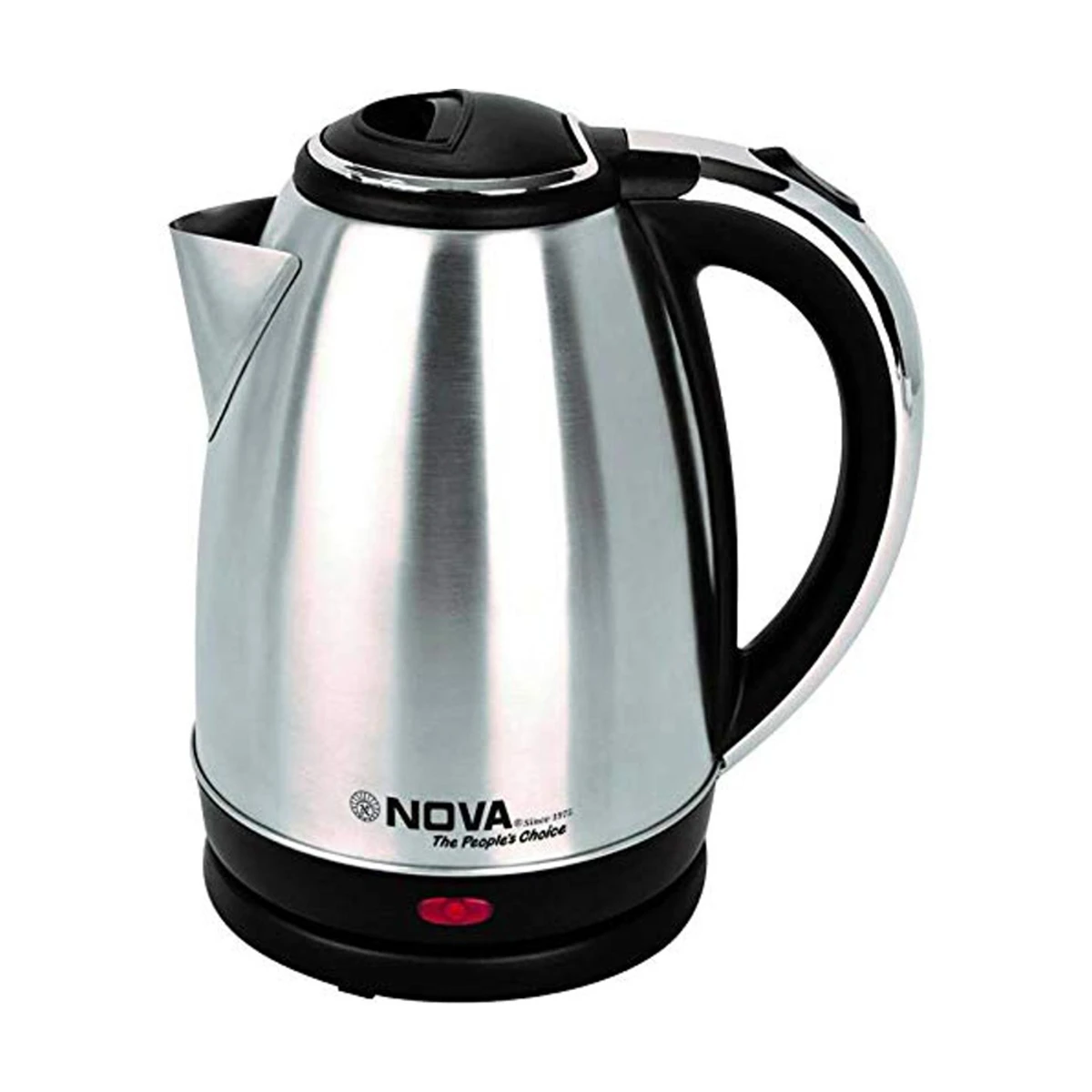 Nova Electric Kettle - 1.8 Liter  Silver and Black