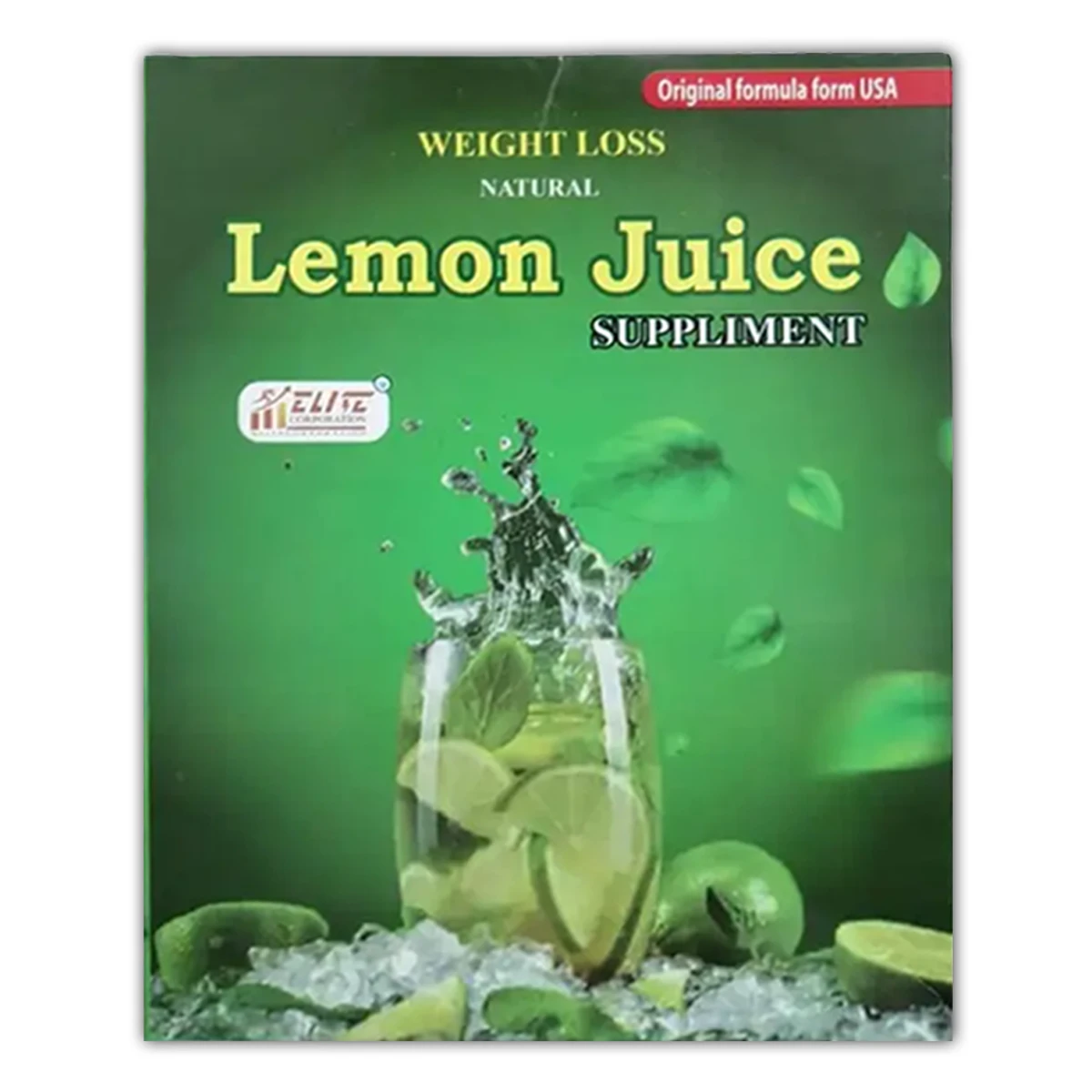 Natural Weight Loss Lemon Juice Suppliment For Slim Body