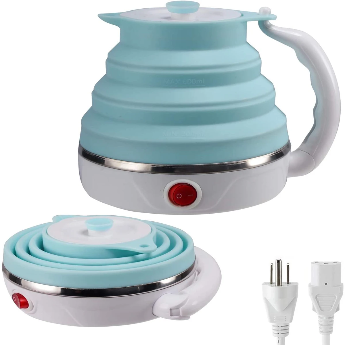 Foldable Travel Electric Silicone Water Kettle